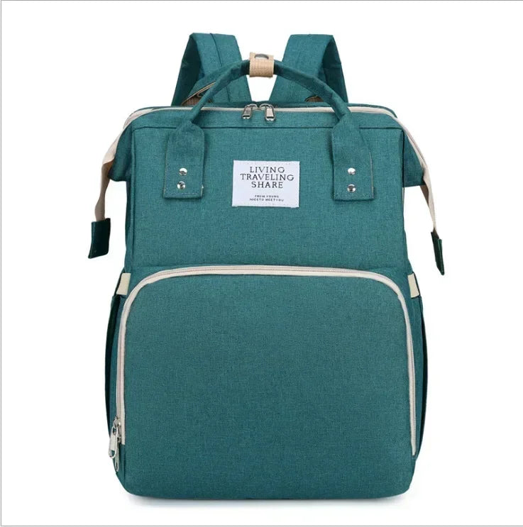 Sac à Dos Bébé avec Lit Pliable – Sac à Langer Multifonction pour Parents