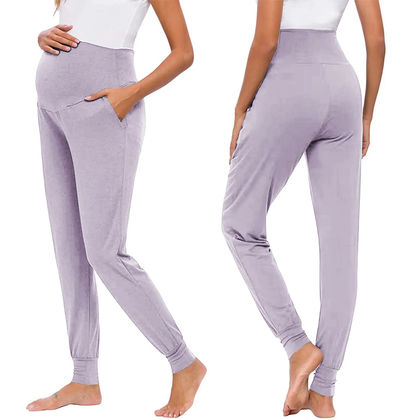 Jean de Maternité Évasé Premium – Confort & Style pour Future Maman