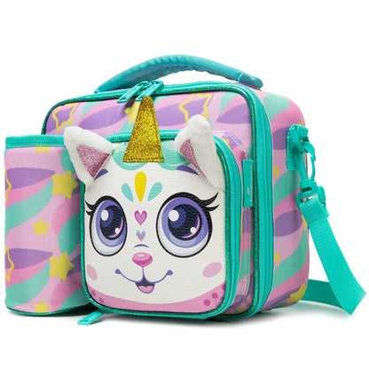 Boîte à déjeuner pour enfants – Ensemble sac repas étanche et lavable, sac isotherme scolaire, design mignon
