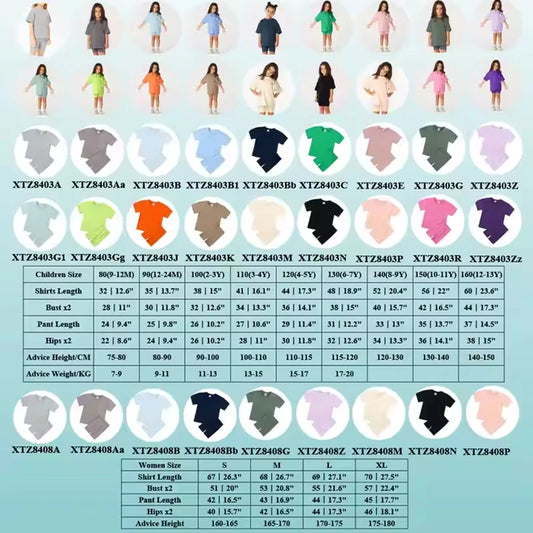 1-13Y Cotton Kids Clothes Suits Cycling Wear Biker Shorts Set Children Clothes Boys Girls Outfits Two Piece Kids Clothing Sets