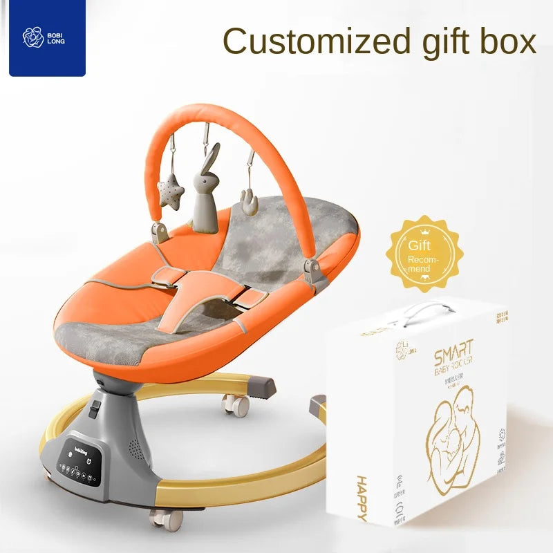 Chaise à bascule électrique apaisante pour bébé – Berceau multifonctionnel 0-36 mois | Les Petits Trésors Boutique