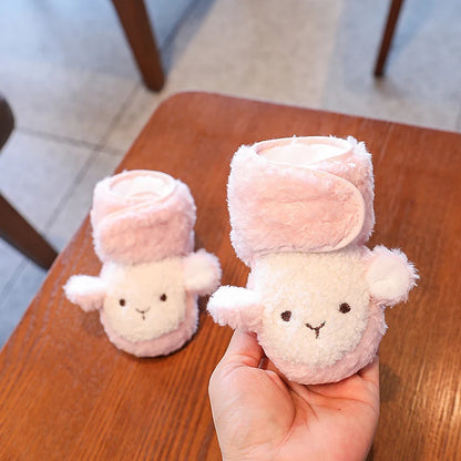 Chaussons Bébé Hiver Antidérapants – Semelle Souple Coton | Garçon & Fille