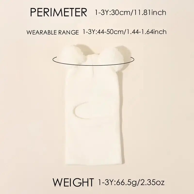 Bonnet-Cagoule Bébé d’Hiver avec Protection Oreilles & Cou – Style Ourson