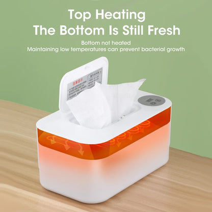 Chauffe-Lingettes Bébé Intelligent avec Écran LED – Distributeur de Lingettes Chauffantes