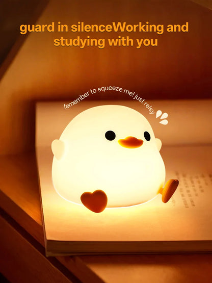 Veilleuse LED RGB Rechargable – Animaux Mignons (Tactile)