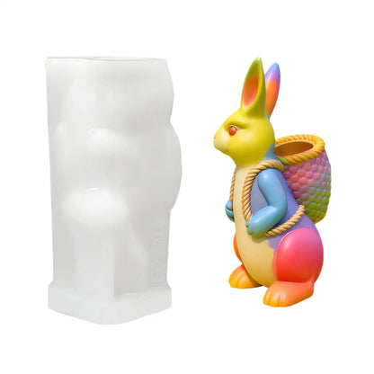 Moule Silicone Lapin Décoratif 3D
