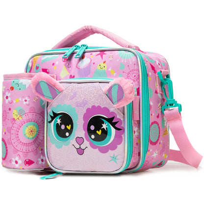 Boîte à déjeuner pour enfants – Ensemble sac repas étanche et lavable, sac isotherme scolaire, design mignon