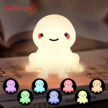 Veilleuse Animaux en Silicone – Lampe de Nuit Rechargeable pour Bébé