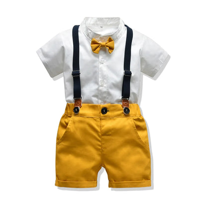 Ensemble de vêtements formels rayés pour garçons, blazers, pantalons en émail pour bébé, olympiques de mariage pour enfants, olympiques de fête