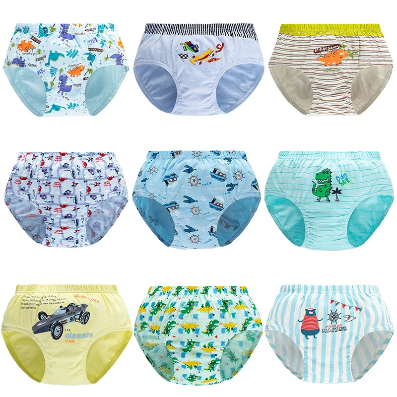 Lot de 3 Culottes Garçon en Coton Doux – Confort Petit Trésor
