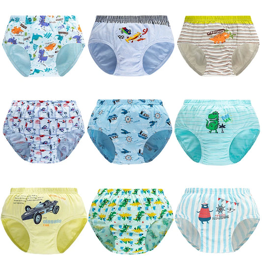Lot de 3 Culottes Garçon en Coton Doux – Confort Petit Trésor