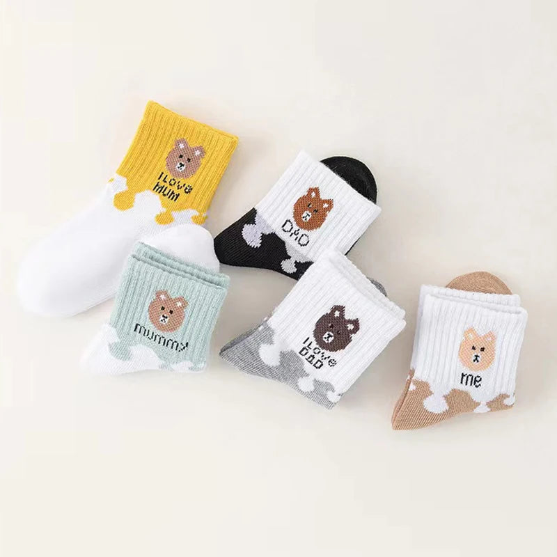 Lot de 5 paires chaussettes bébé cheville – Douces & extensibles – Nouveau-né à tout-petit