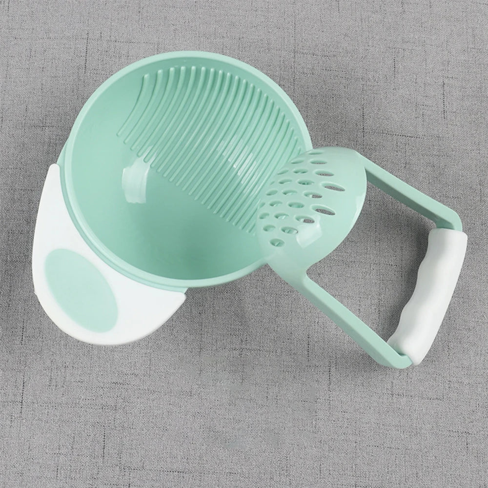 Bol broyeur manuel pour bébé – Préparation facile des purées maison