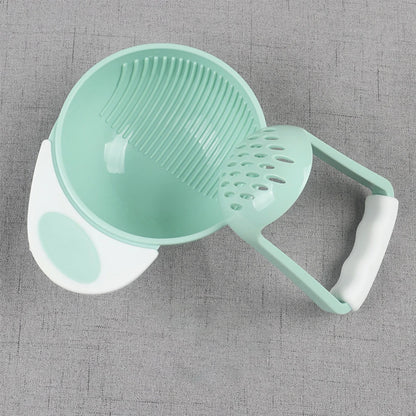 Bol broyeur manuel pour bébé – Préparation facile des purées maison