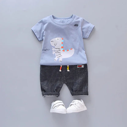 Ensemble Enfant Été – T-shirt à Manches Courtes & Short Confortable