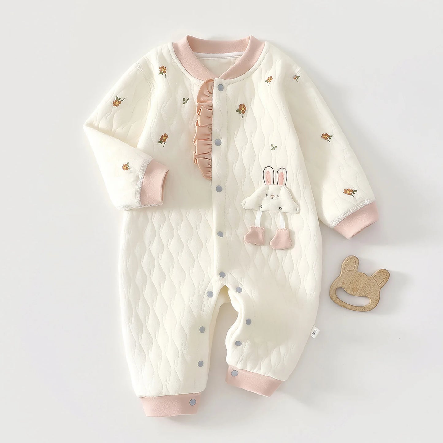 Combinaison Bébé Douillette en Coton – Chaleur & Confort pour Nouveau-né
