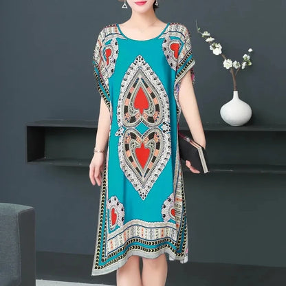 Robe de maternité bohème chic – Confort & élégance