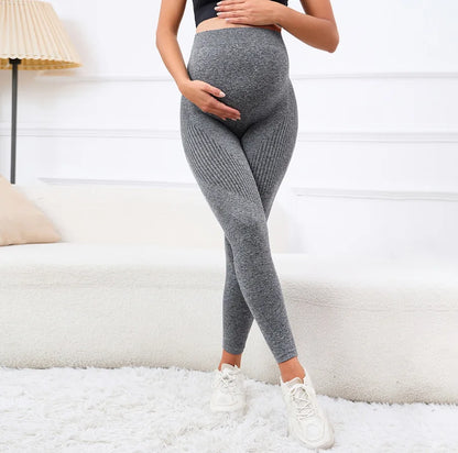Legging Maternité Slim Stretch – Maintien Doux & Confort Absolu