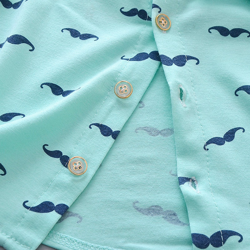 Ensemble Enfant Été 2 Pièces – T-shirt Imprimé + Short (Unisexe, 4–6 ans)