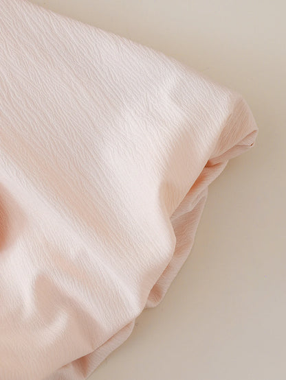 Ensemble Bébé Fille Chic Rose Poudré – Haut à Nœud & Short (1–3 ans)