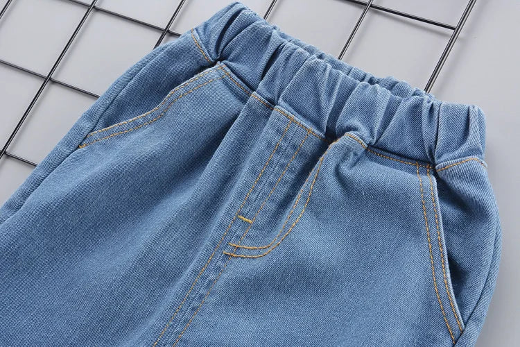 Ensemble Enfant Chic 2 Pièces – Chemise à Col + Pantalon (Unisexe, 4–6 ans)