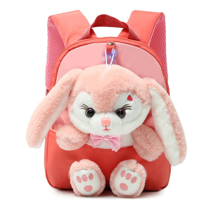 Sac à Dos Enfant Lapin 3D – Cartable Mignon et Doux pour Maternelle