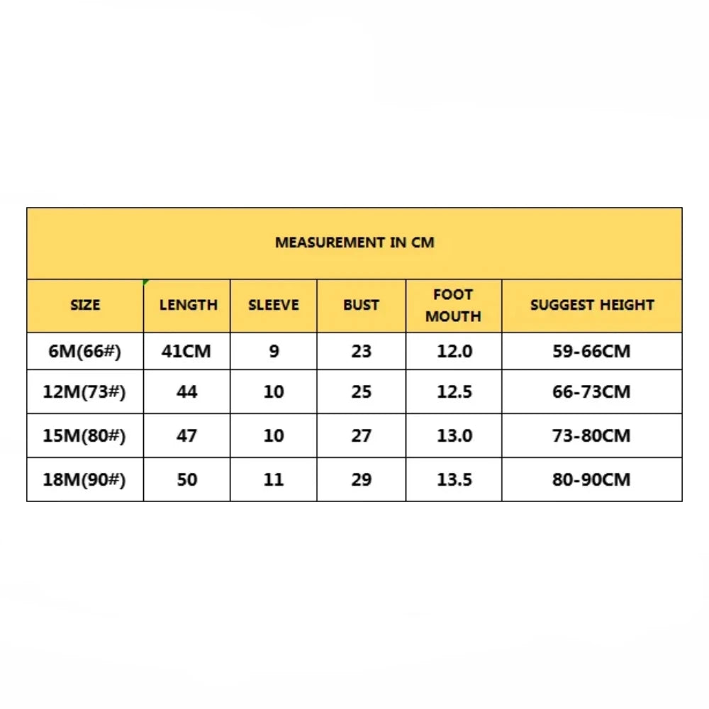 Barboteuse Bébé en Coton – Tenue Légère pour 0 à 12 Mois