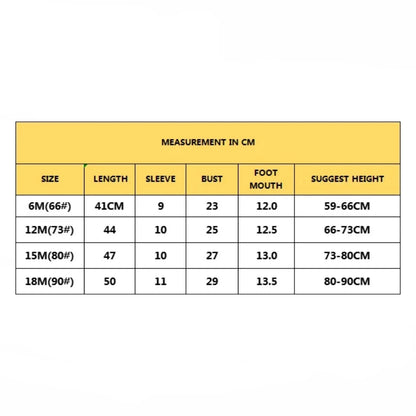 Barboteuse Bébé en Coton – Tenue Légère pour 0 à 12 Mois