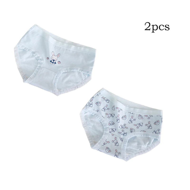 Lot de 2 Culottes Fille en Coton Doux – Confort Petit Trésor