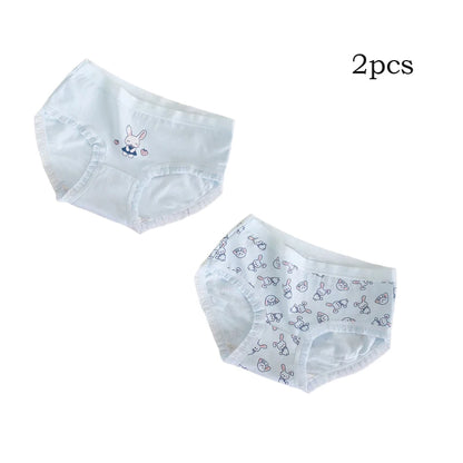 Lot de 2 Culottes Fille en Coton Doux – Confort Petit Trésor