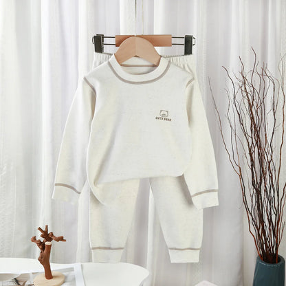 Ensemble Bébé Fille Doux & Élégant – Tenue Printemps Confort Maison