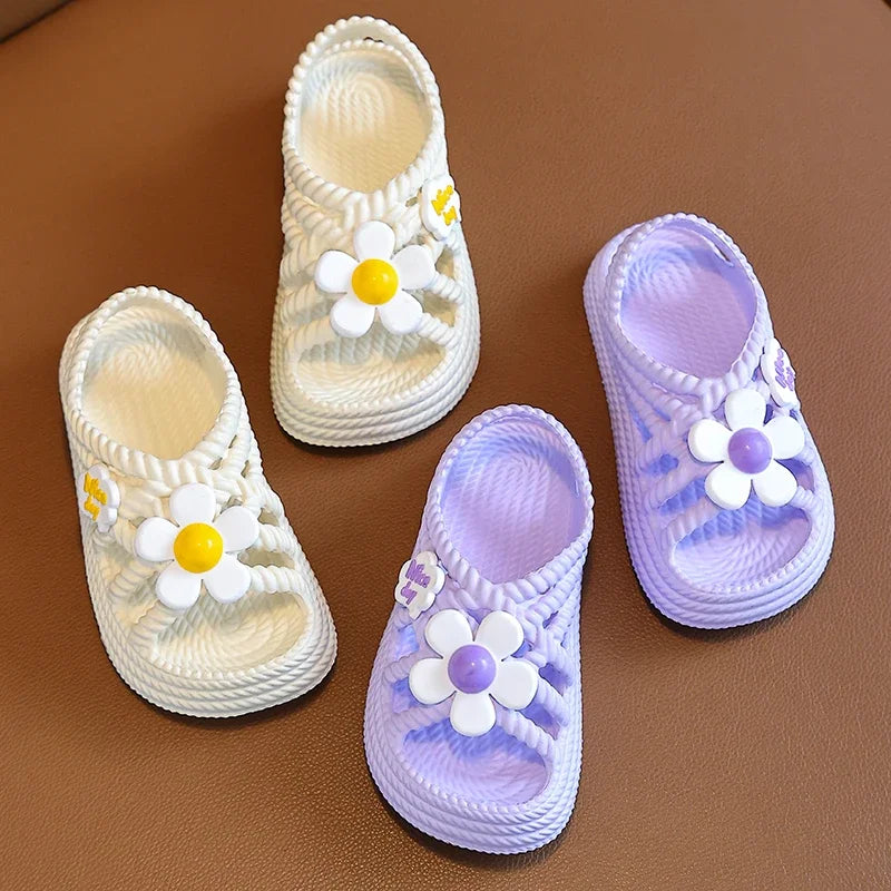 Sandales Antidérapantes Enfants – Été Confort & Fleurs Mignonnes