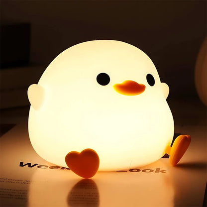 Veilleuse Canard Rechargeable – Lampe Bébé Douce à Intensité Variable