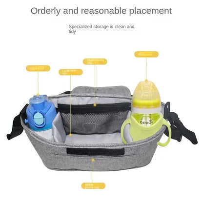 Sac Organisateur de Poussette Bébé – Sac de Rangement Universel pour Biberons et Accessoires