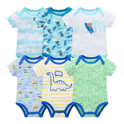 Lot de 3 Bodies Bébé Garçon en Coton – Confort Doux & Quotidien