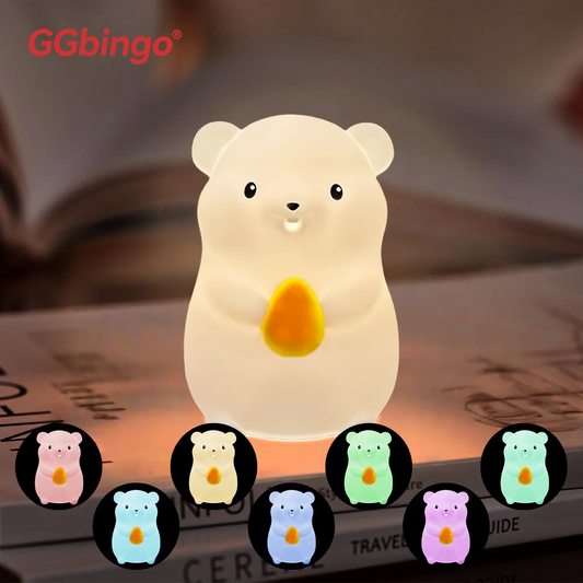 Veilleuse Animaux en Silicone – Lampe de Nuit Rechargeable pour Bébé