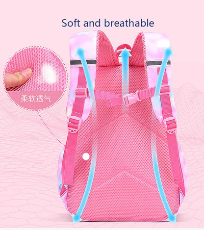 Sac à dos scolaire fille rose kawaii – Cartable léger et résistant pour école primaire