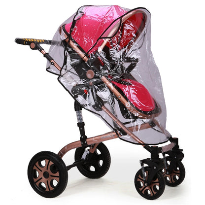 Housse de Pluie Universelle pour Poussette – Protection Imperméable Transparente pour Bébé