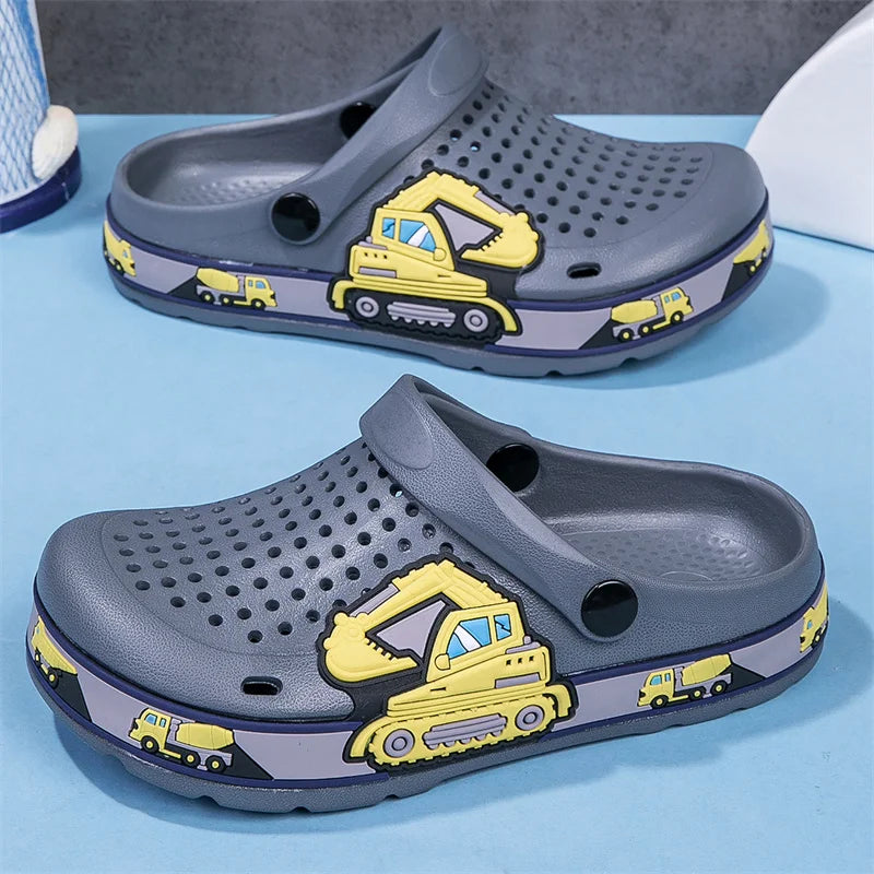 Sabots Bébé & Tout-Petits Été – Dessins Animés Antidérapants (Intérieur & Extérieur)