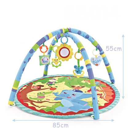 Tapis de Jeu Éveil Bébé avec Arche d’Activités – Confort & Motricité dès la Naissance