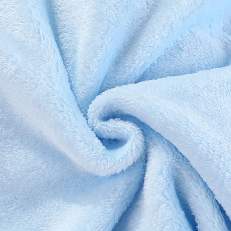 Couverture d’Emmaillotage Bébé Hiver – Flanelle Chaude avec Capuche