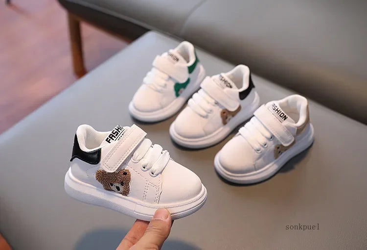 Baskets Bébé Panda – Chaussures Souples Premiers Pas pour Fille & Garçon
