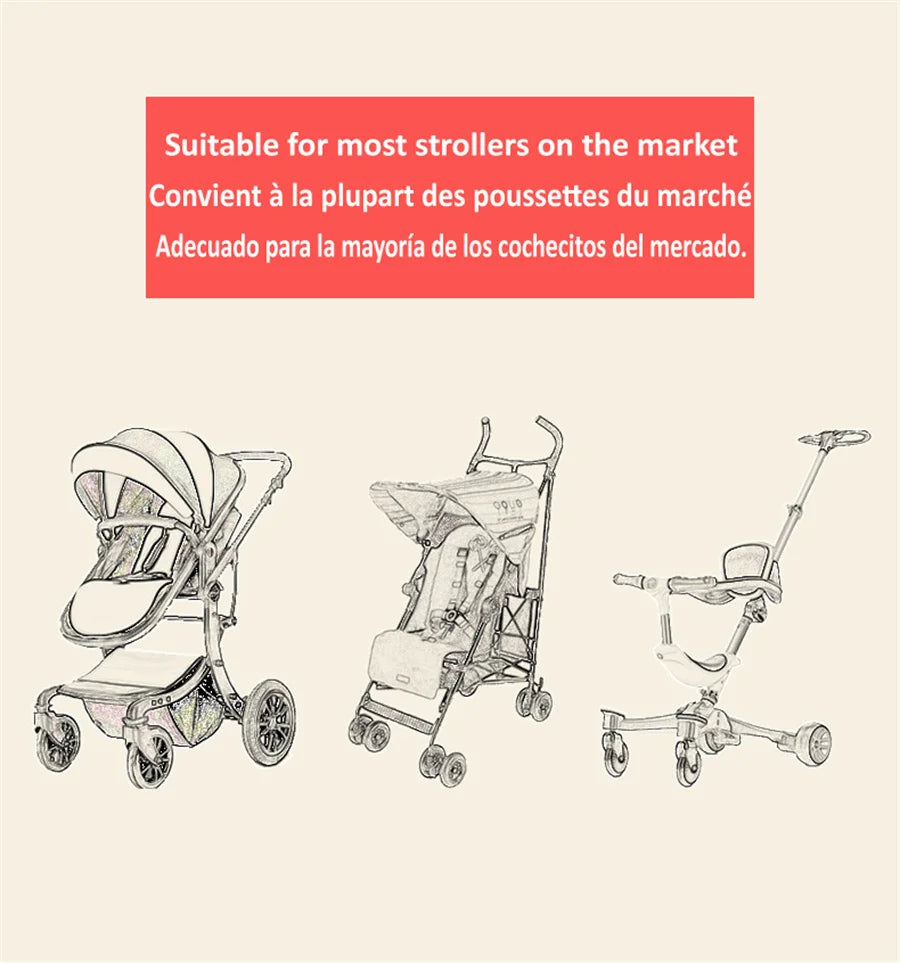 Sac à Couches pour Poussette Bébé – Organisateur Étanche Multifonction pour Sorties