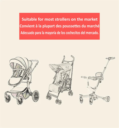 Sac à Couches pour Poussette Bébé – Organisateur Étanche Multifonction pour Sorties