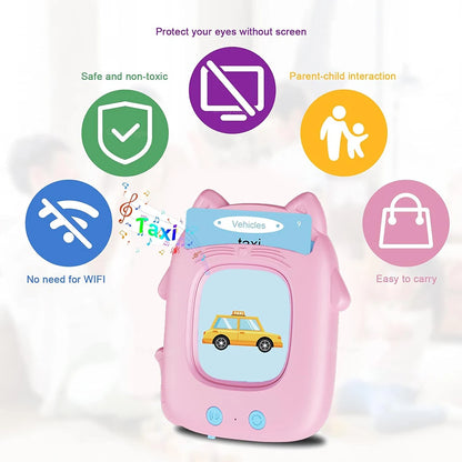 Machine d’Apprentissage Parlante avec Cartes Flash – Jouet Éducatif Multilingue pour Tout-Petits
