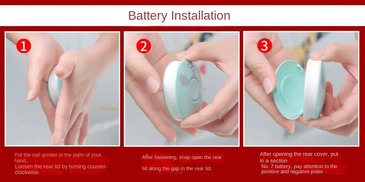 Kit manucure bébé électrique – Lime douce & sécuritaire – Pour nouveau-nés et bébés