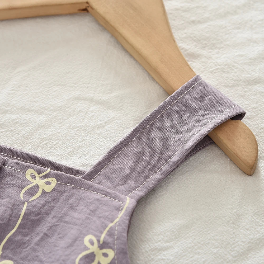 Ensemble Denim Chic 2 Pièces – Top Bretelles + Pantalon (Fille)