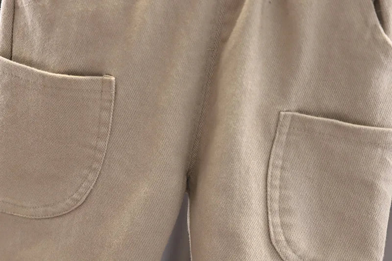 Ensemble Garçon 3 Pièces Chic Décontracté – Chemise à Carreaux, Gilet & Pantalon
