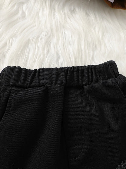 Ensemble d’automne bébé garçon 2 pièces – Veste à capuche à carreaux & pantalon confortable (6 à 36 mois)