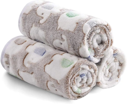 Cute Elephant Baby Blanket Newborn Swaddle Wrap Bedding Soft Warm Infant Quilt Coral Velvet Stroller Cover Babies Accessories